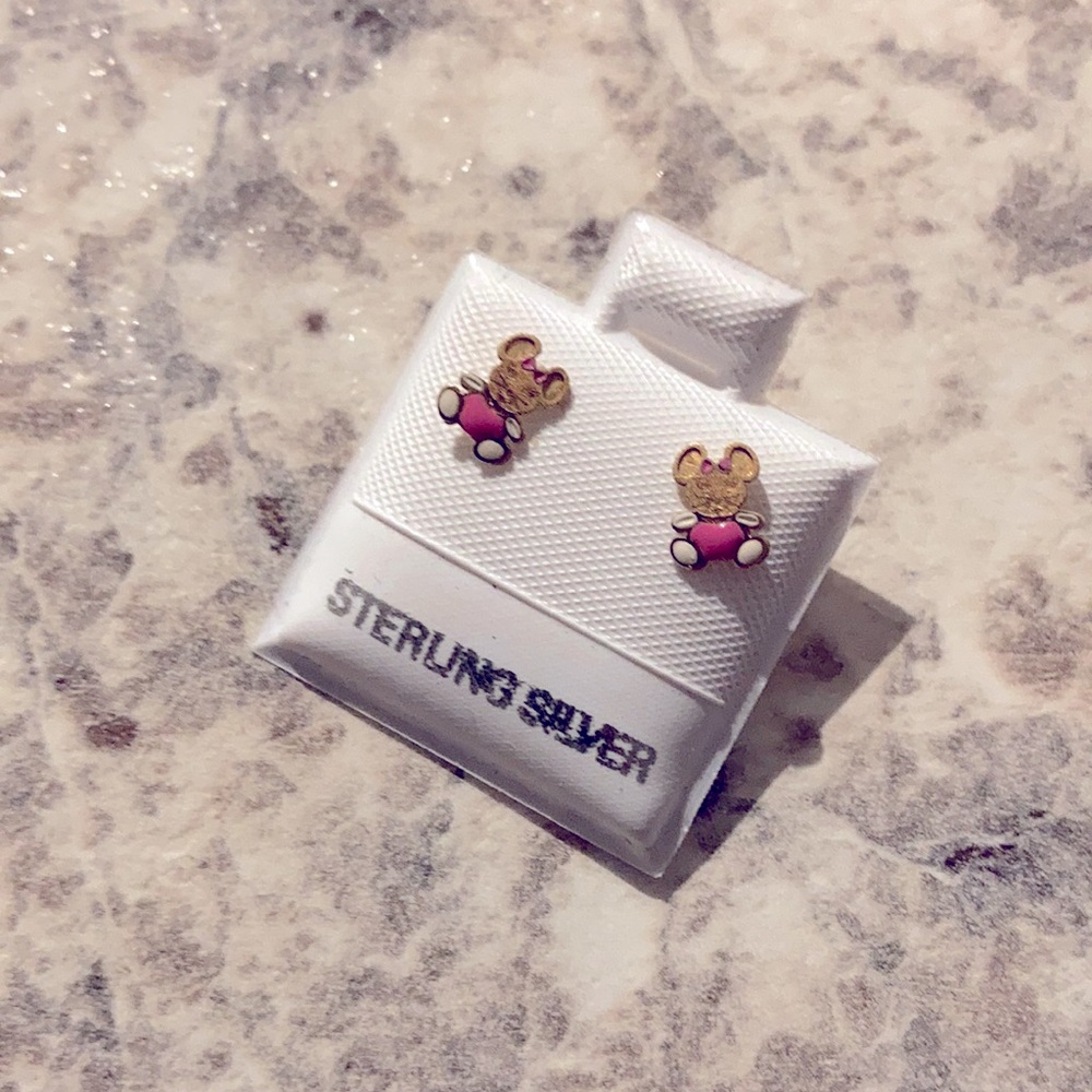 Sterling Silver baby girl earings